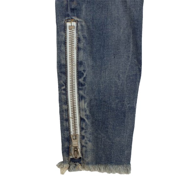 NEW UNRAVEL PROJECT Denim Lace-Up Skinny Jeans Size 26 $895 - Picture 7 of 7